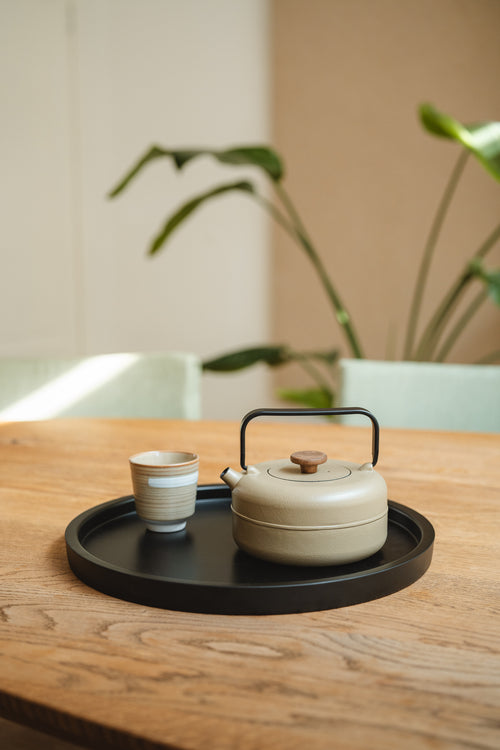 Bredemeijer - Theepot Henan 0,75L gietijzer beige - vtwonen shop