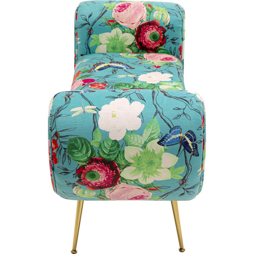Kare Design Bank Trono Flower Fever blauw