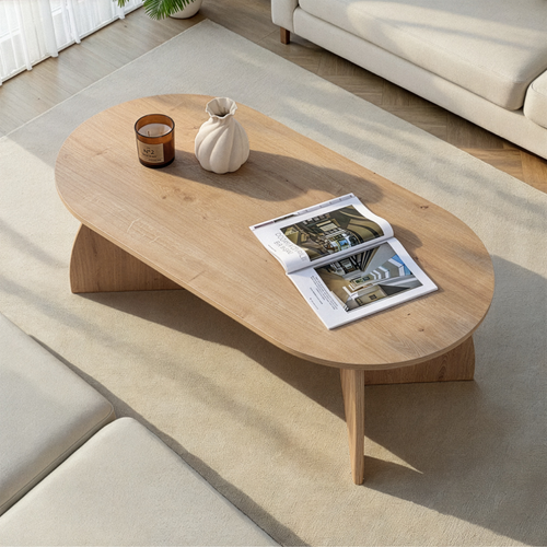 Calicosy - SELENE Salontafel - Licht hout - 120x60x40 cm