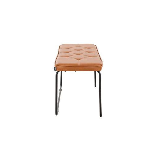 Home Deluxe Retro bank GINO - bruin/cognac