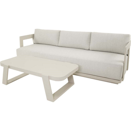 Lesli Living loungebank Makai - beige - 229x86,5x62,5cm