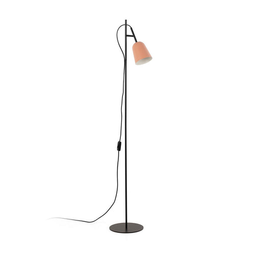 Faro STUDIO Task Vloerlamp Mat Zwart, Roze