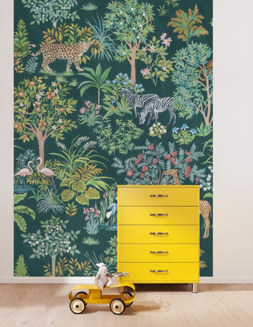 Sanders & Sanders fotobehang jungle multicolor - 200 x 280 cm - 611651 - vtwonen shop