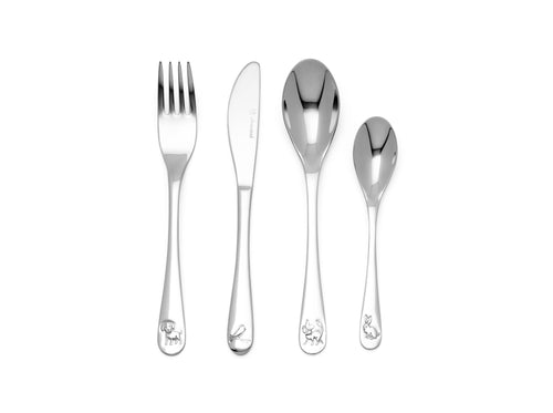 Zilverstad - Kindercouvert Huisdieren - 4 delig - RVS - vtwonen shop