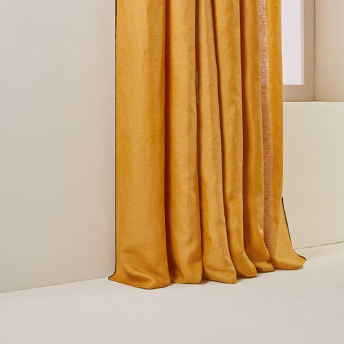 Madura Gordijn Carlina oker en zwarte hommel 200x280 cm