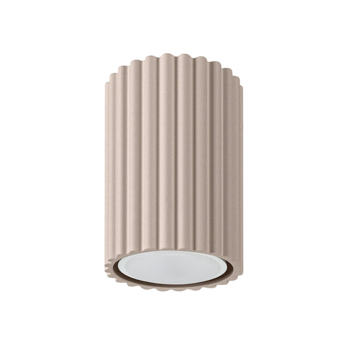 Sollux Lighting Plafondlamp KARBON 10 taupe - 6,5x6,5x10cm