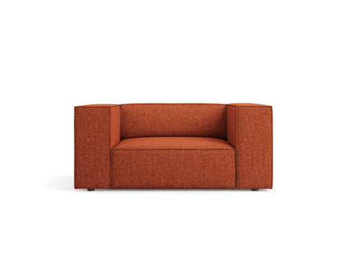 Cosmopolitan Design Fauteuil Arendal chenille, terracotta - 102x124x70cm