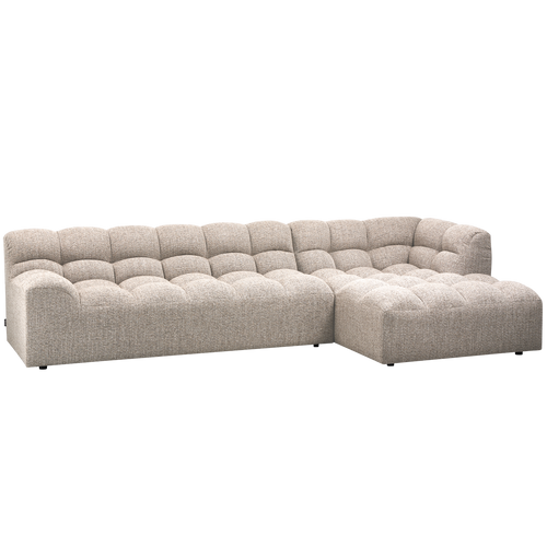 WOOOD chaise longue rechts Allure - Polyester - Naturel - 79x324x165 - vtwonen shop