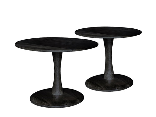 Brix salontafel Vivian - 50cm - mangohout - zwart