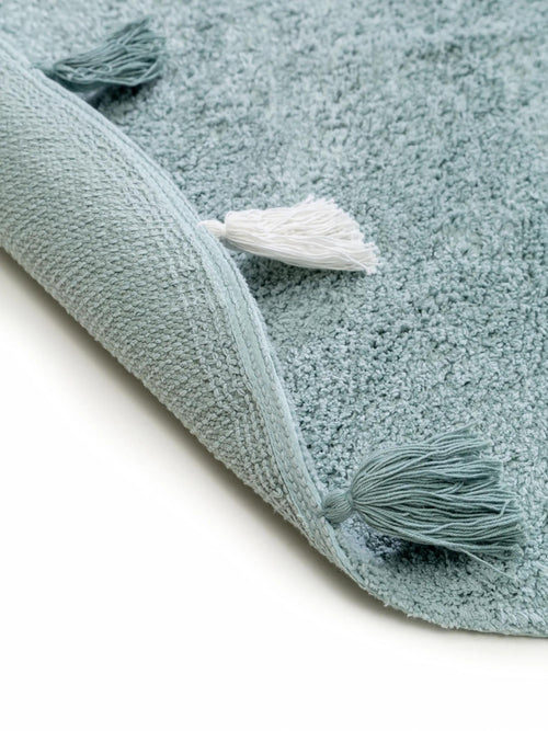 benuta wasbaar kindervloerkleed Malu - lichtblauw - ø 100 cm