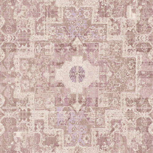 ESTAhome behang oosters kelim tapijt lichtpaars - 50 x 900 cm - 131363 - vtwonen shop