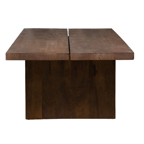 DÉJA Living Salontafel Espoo - Rechthoek Donkerbruin Hout - 120x60x36cm
