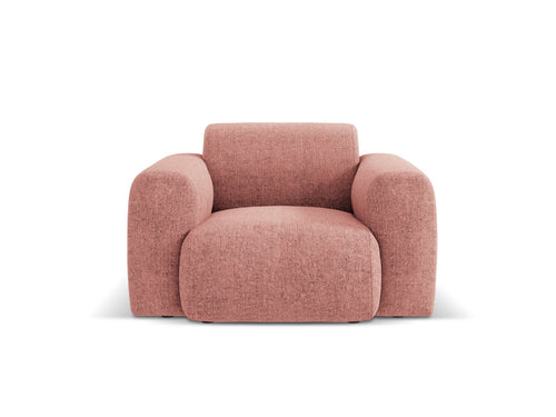 Cosmopolitan Design Fauteuil Nolio 2-zits, chenille, roze - 95x105x72cm