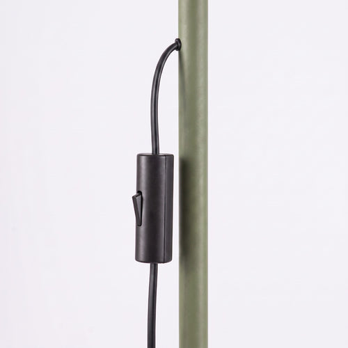 Sollux Lighting Vloerlamp RAYO 1 olijfgroen - 30x30x160cm