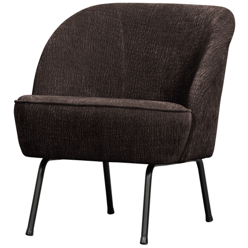 BePureHome fauteuil 3D Vogue - Chenille - Donker Bruin - vtwonen shop