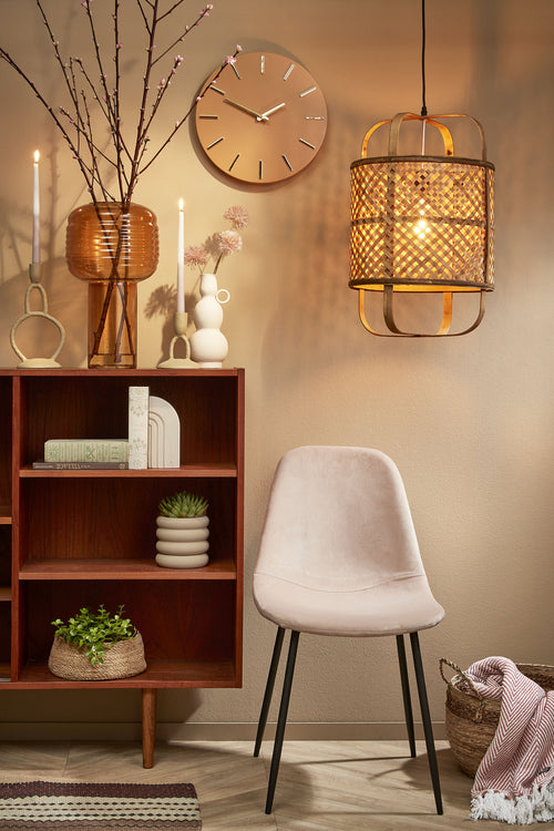 Mica Decorations Corby Eetkamerstoel - Gerecycled polyester - Off white - vtwonen shop