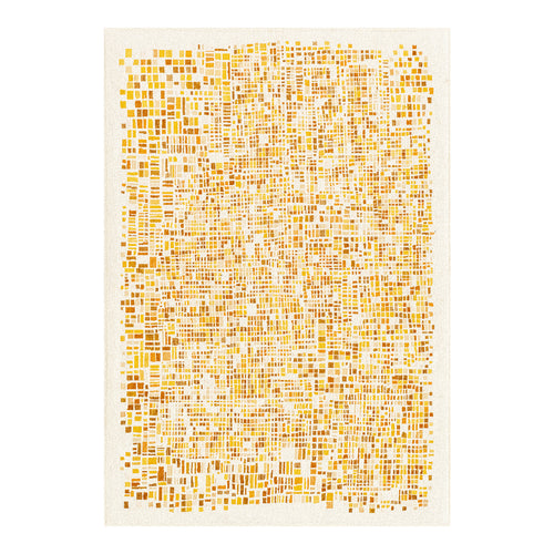 Ecorugs vloerkleed Moon - oranje - 100x140cm