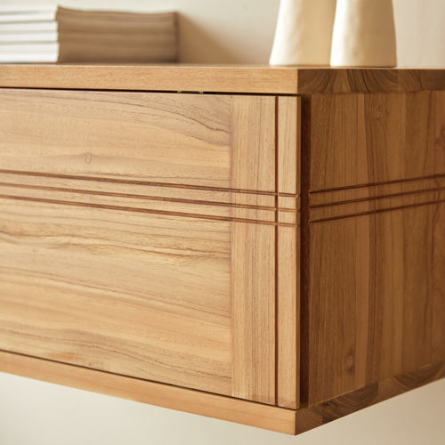 Tikamoon Teakhouten TV-meubel 80 cm - Naturel