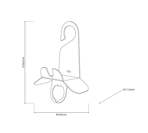 Spinder Design Hosé Kabel- en Tuinslanghouder – Wandhouder voor Tuinslang, Verlengsnoer en EV-Laadkabel – Dusty Green