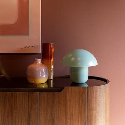 Kare Design Tafellamp Mushroom - 27cm - munt - vtwonen shop