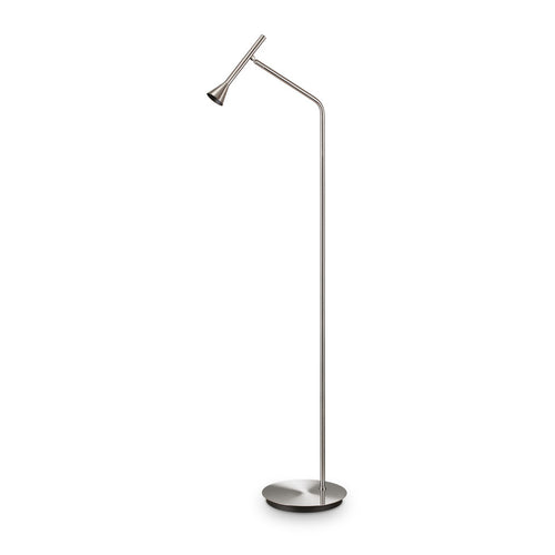 Ideal Lux DIESIS Led Reading Task Vloerlamp Nikkel 3000K
