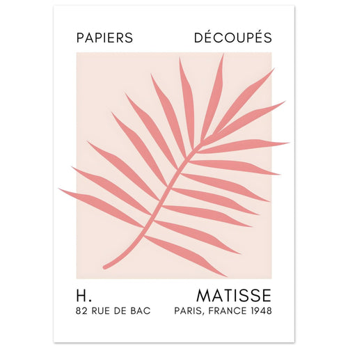 Artfulprints  Matisse – Floral reef taupe   poster 50x70 cm - vtwonen shop