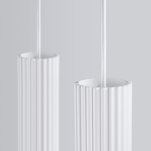 Sollux Lighting Hanglamp KARBON 2 wit - 30x6,5x90cm