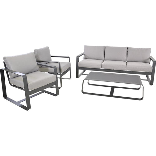Lesli Living loungebank Belezza - antraciet - 194x78x73cm