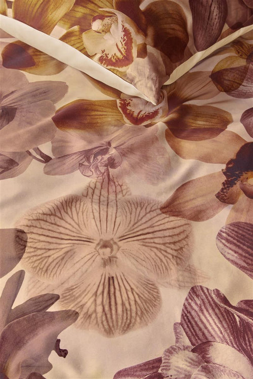 Beddinghouse Orchid dekbedovertrek - Eenpersoons - 140x200/220 cm - Steenrood