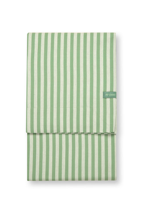Pip Studio - Tafelkleed Stripes - Lichtgroen - 160x250 cm