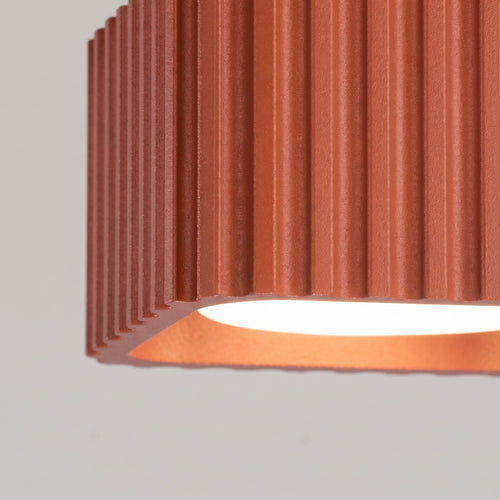 Sollux Lighting Plafondlamp RIFF 1 rode oker Gx53 - 10x10x6cm