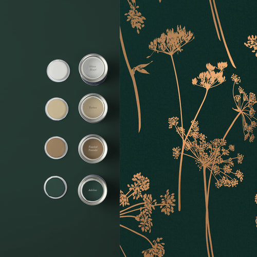 Graham & Brown Vliesbehang - Anthriscus Emerald - 10mx52cm - vtwonen shop