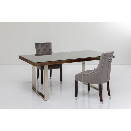 Kare Design Eettafel Conley 180x90cm chroom - vtwonen shop