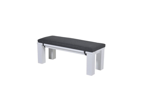 Garden Impressions Garden Impressions Cube sportbank - mat wit - reflex black - vtwonen shop