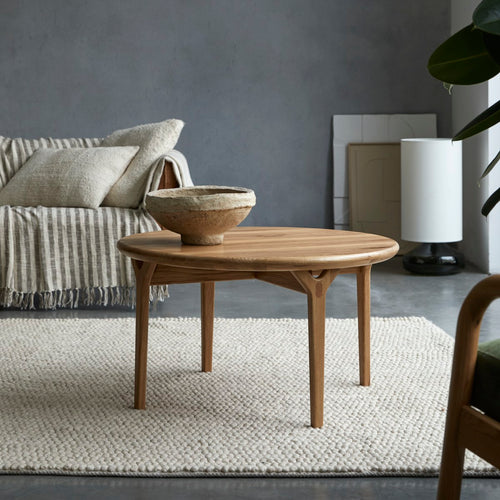 Tikamoon Massief eiken salontafel - Naturel