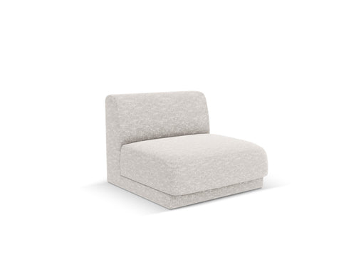 Micadoni Module Miley structurele stof geld - 90x75x70cm