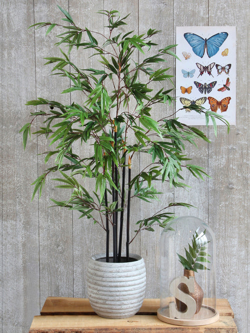 Mica Decorations Bamboe Kunstplant - H120 x Ø75 cm - Groen