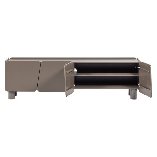 WOOOD tv meubel 200 cm Root - Grenen - Truffel Bruin - 58x200x45