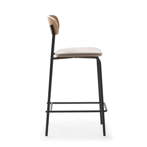 Calicosy - ADRIANA Set van 2 krukken - Grijs - 48x42x66 cm
