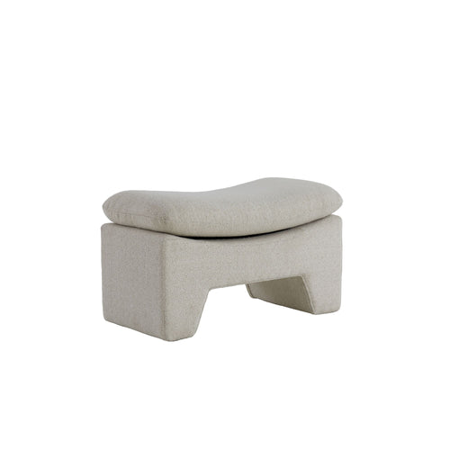 Light & Living poef DASHA - beige - 80x40x48.5cm