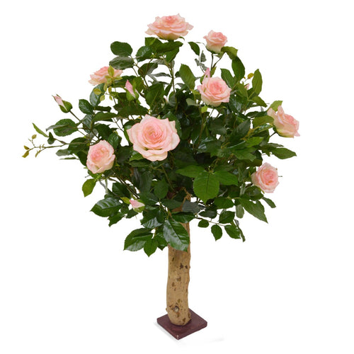 Maxifleur Kunstroos op stam 75cm - roze