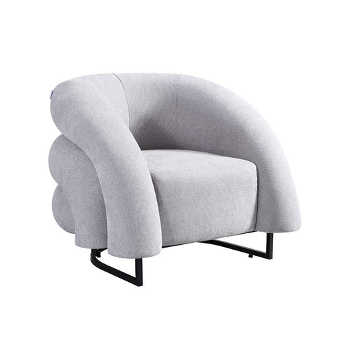 Home Deluxe fauteuil MACA fluweel stof beige - 95 x 73 x 88 cm - vtwonen shop