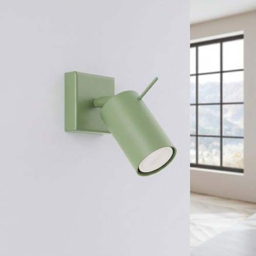 Sollux Lighting Wandlamp RING salie - 8x16x8cm