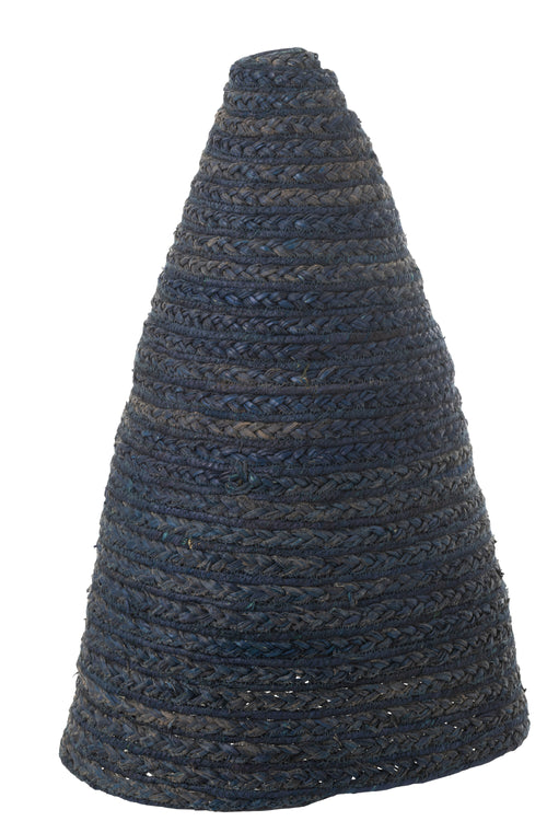 J-Line lampenkap Hangend Maïs - riet - blauw