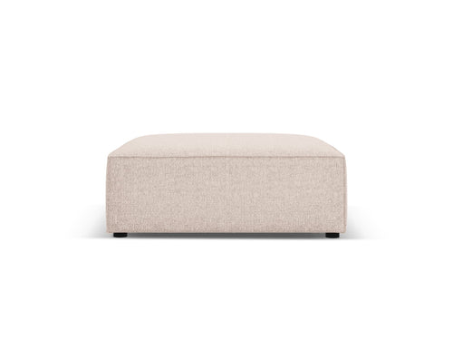 Cosmopolitan Design Poef Arendal chenille, beige - 80x102x40cm