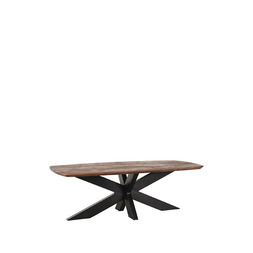 LABEL51 Salontafel Zane - Donkerbruin Mangohout - 120x56x40cm