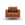 Cosmopolitan Design Fauteuil Bali structurele stof, baksteen - 96x87x75cm