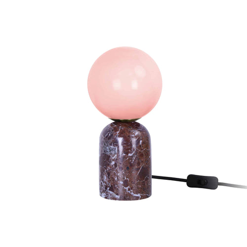Leitmotiv tafellamp Lazio Sphere - rood - Ø10cm