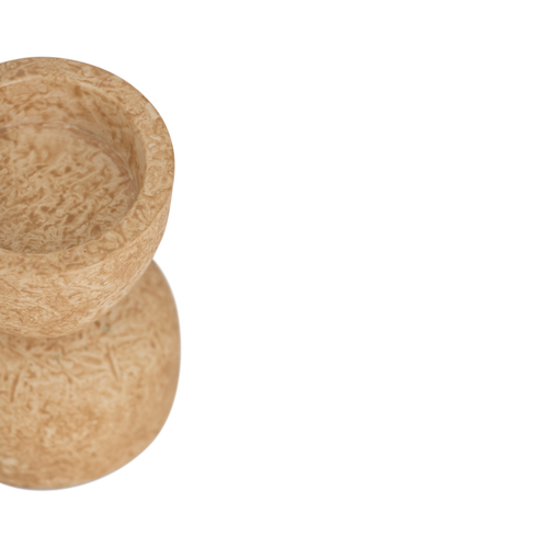Urban Nature Culture waxinelichthouder XL Vael - pale khaki
