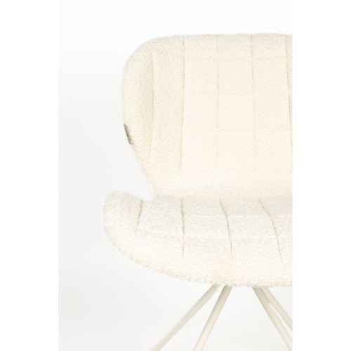 Zuiver OMG Eetkamerstoelen Soft Off White - Set van 2 - vtwonen shop